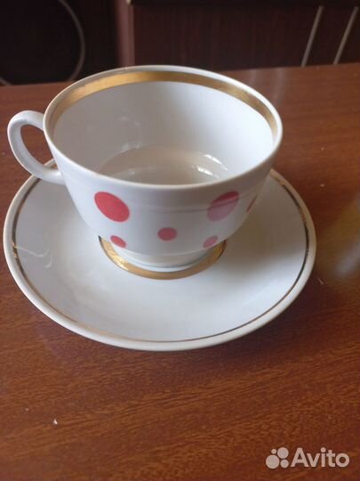 Чайная пара фарфор СССР