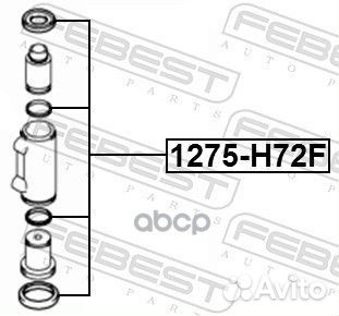 Ремкомплект суппорта 1275-H72F 1275-H72F Febest