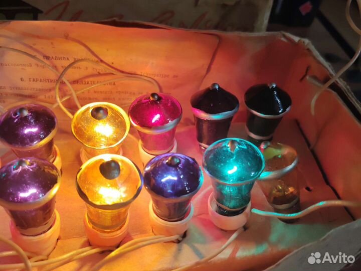 Гирлянда СССР Московский фонарик 220/15. Люкс