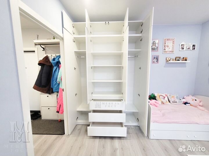 Шкаф высокий с ящиками аналог IKEA PAX