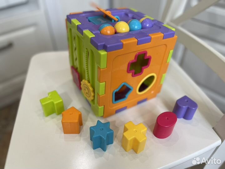Развивающие игрушки сортер куб