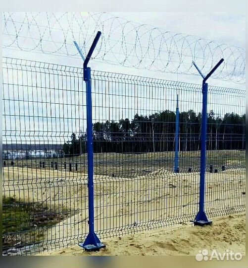 Забор из 3д сетки