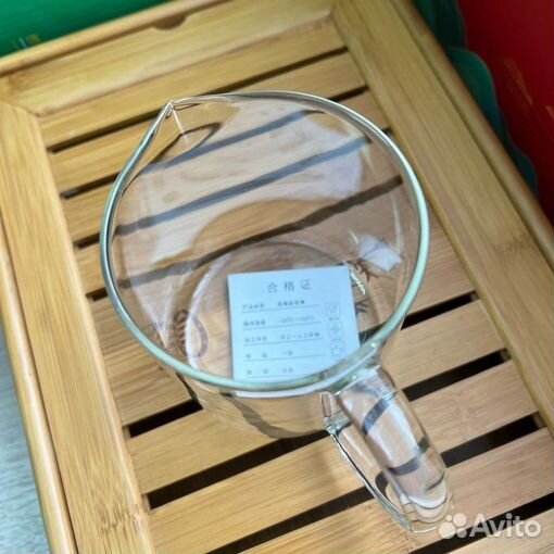 Чахай стеклянный для китайской чайной церемонии