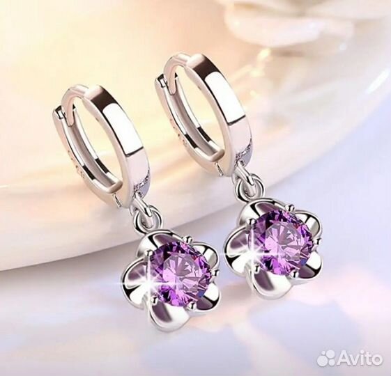 Серебряные серьги 925 пробы