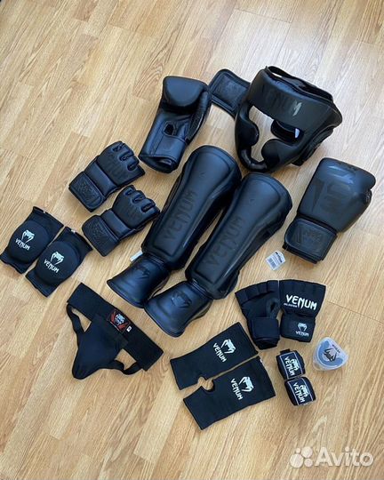 Набор экипировки Venum mma / тай бокс 3 in 1