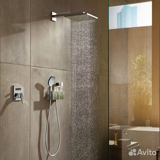 Верхний душ Hansgrohe Raindance E 300 1jet с держа