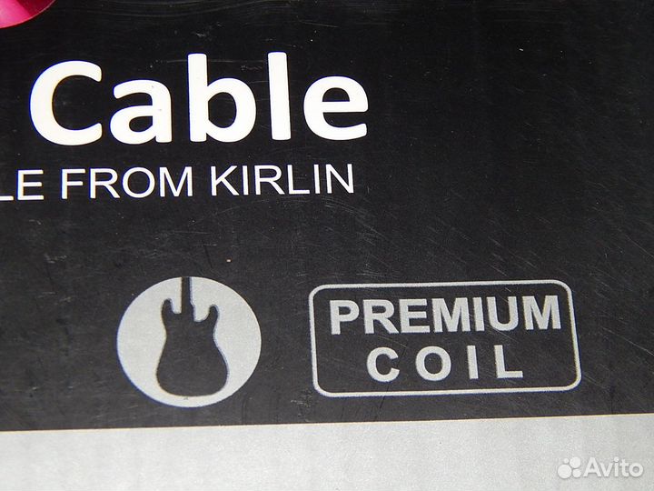 Гитарный кабель розовый перламутр