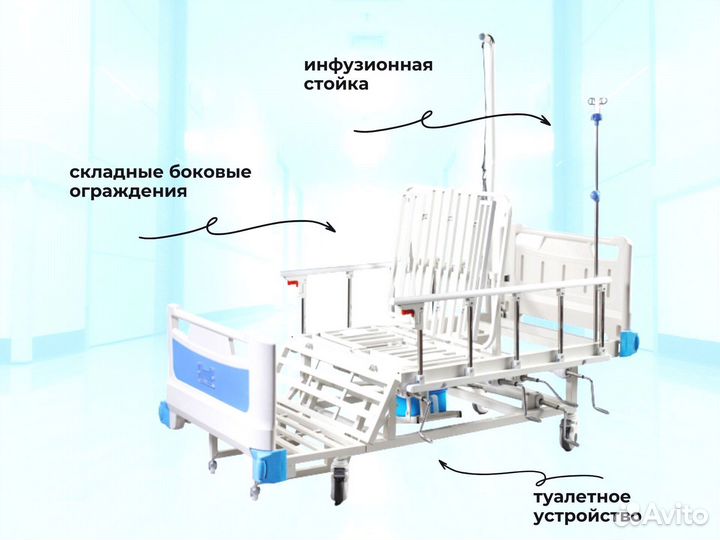 Кровать функциональная для ухода за больными