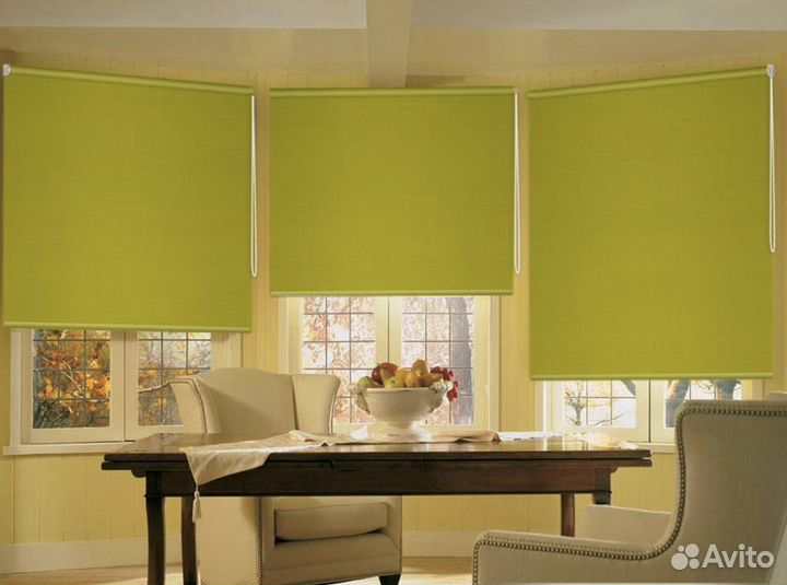 Кассетные рулонные шторы жалюзи