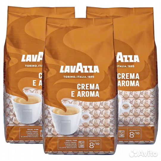 Lavazza Crema Aroma кофе в зернах 1 кг - оригинал