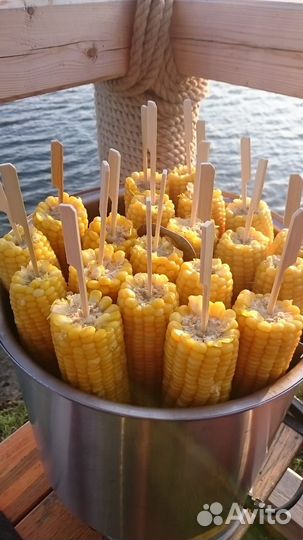 Аппарат тележка для продажи вареной кукурузы