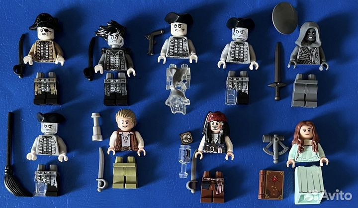 Lego Pirates of the caribbean минифигурки