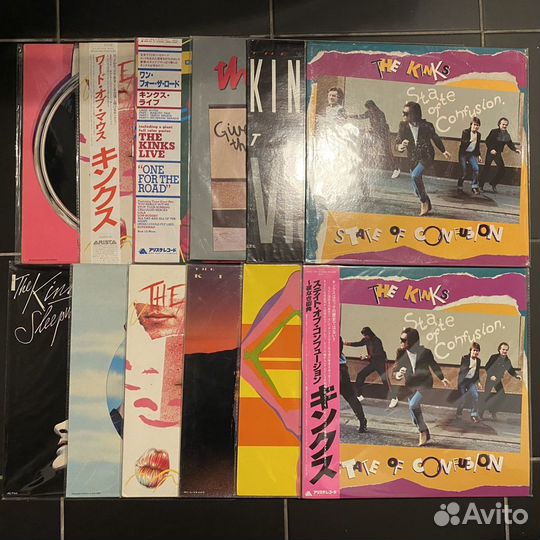 The Kinks 12 LP USA Canada Japan