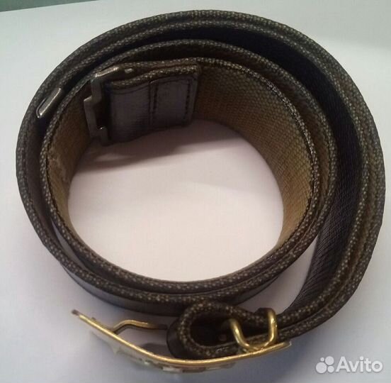 Ремень с пряжкой латунной 