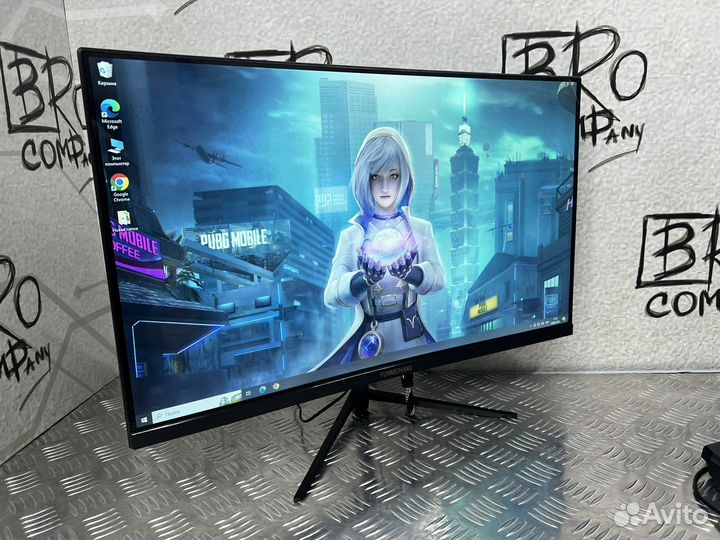 Игровой монитор с изогнутым экраном 24 новый