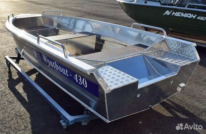Новая алюминиевая моторная лодка Wyatboat 430Р