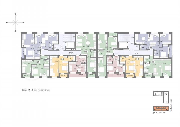 2-к. квартира, 48,3 м², 7/10 эт.