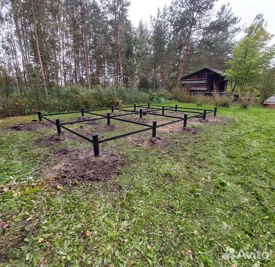 Винтовые сваи под ключ Фундамент на винтовых сваях