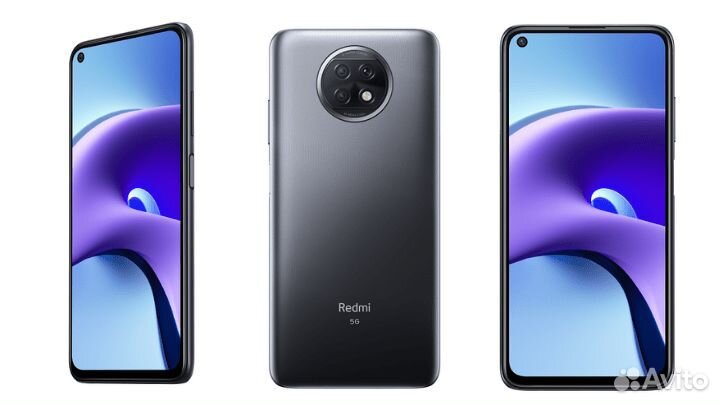 Redmi Note 9T 4/64, черный, стереозвук, NFC, 5G