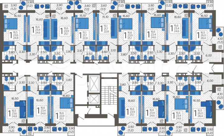 Апартаменты-студия, 28,4 м², 9/12 эт.