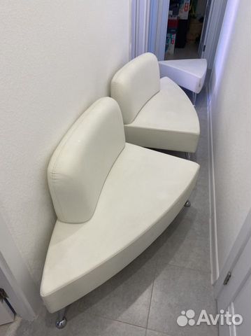 Модульный диван toForm белый из 3х частей