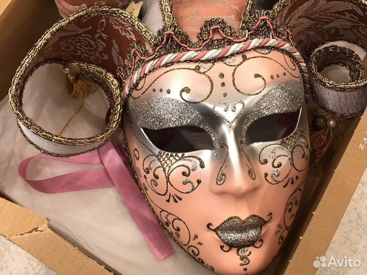 Маска карнавальная, привезена с Италии. Оригинал