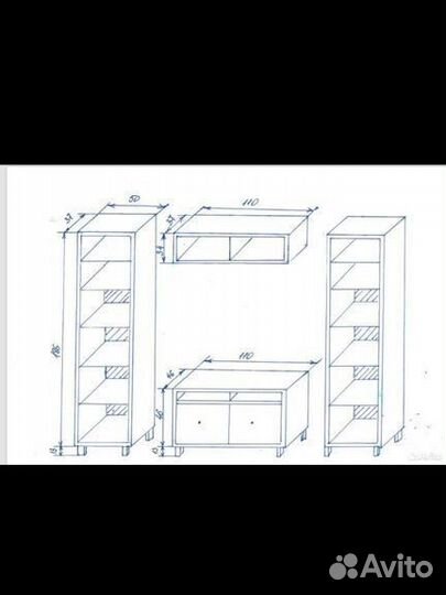 Стенка IKEA Hemnes/Хемнэс