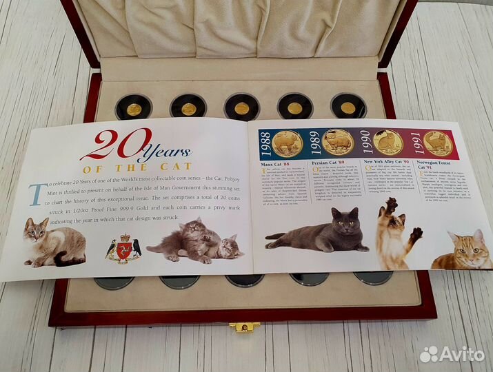 Золотые монеты 999,9