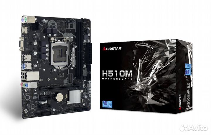 Материнская плата Biostar H510MHP 2.0 LGA 1200