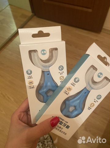 Детская U-образная зубная щетка