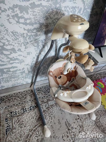 Детские электронные качели для новорожденных
