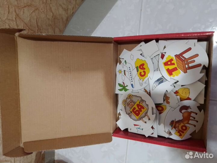 Касса букв, слогов и счета. Свеча на торт