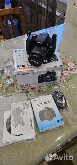 Фотоаппарат canon eos 600d kit 18 135