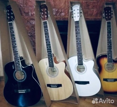 Гитара акустическая фолк новая