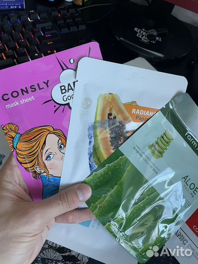 Тканевые маски для лица