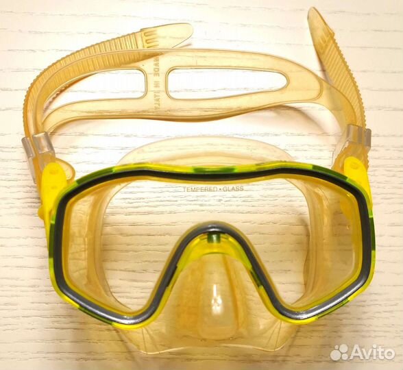 Маска для плавания детская от 4лет и жилет до 25кг