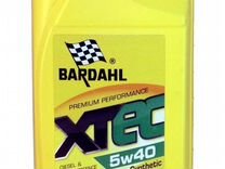 5w-40 bardahl масло xtec 1л C2/C3