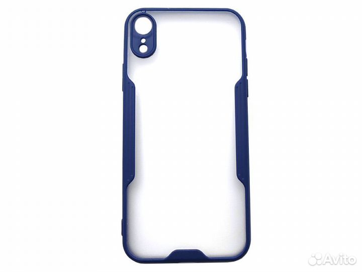 Чехол Apple iPhone XR накладка/силикон темно-синий