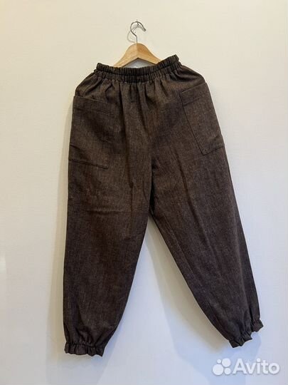 Брюки на резинке шерстяные Черешня unique fabrique