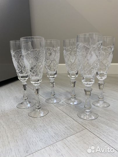 Хрустальные бокалы СССР
