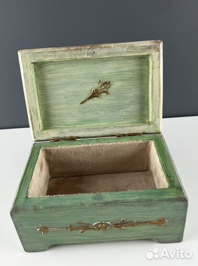 Шкатулка ручной работы, деревянная