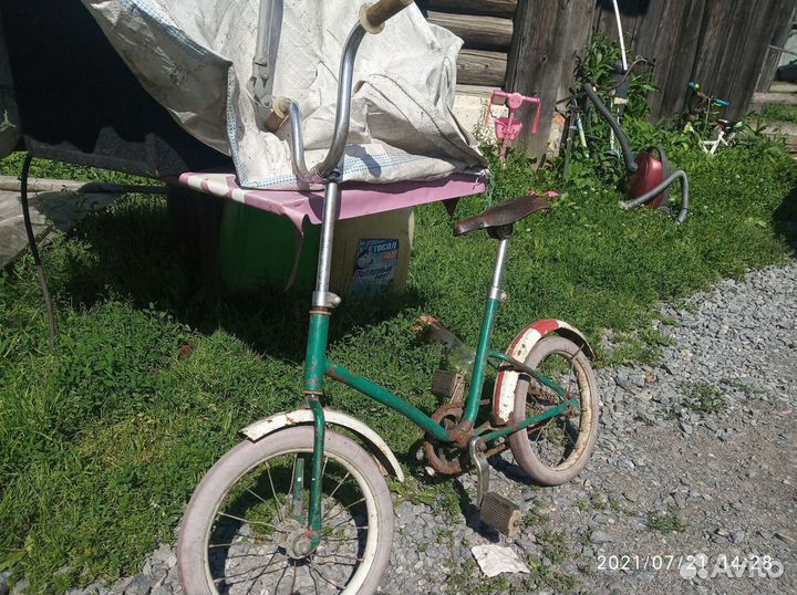 Детский велосипед СССР