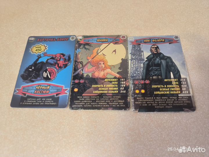 Карточки Человек Паук Герои и Злодеи