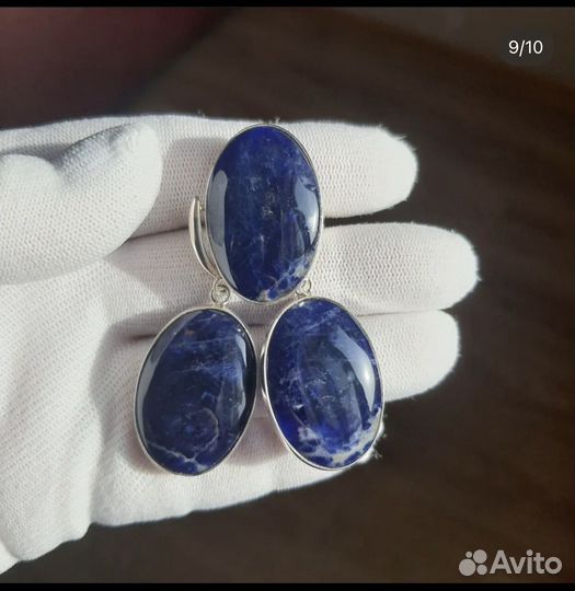 Кольцо с натуральным камнем