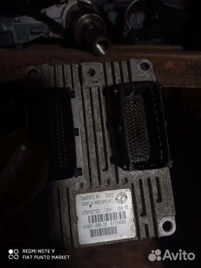 Комплект Эбу Fiat G Punto Doblo 1.2 8v 65hp