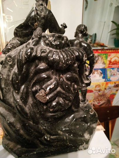 Каминные часы Хозяйка медной горы