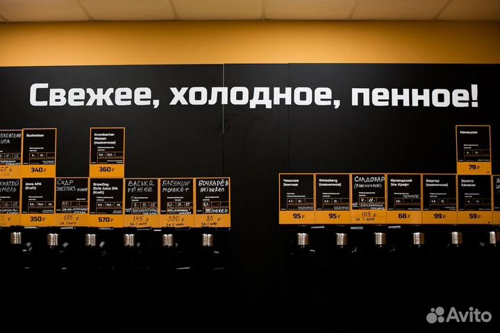 Магазин пива 30м2 по франшизе Первый Пенный