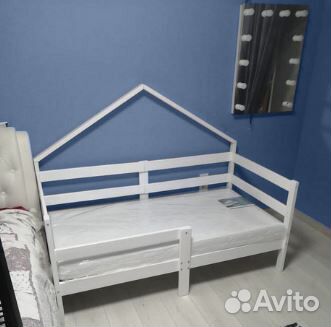 Кроватка с бортиком Терем Инк берёза детская