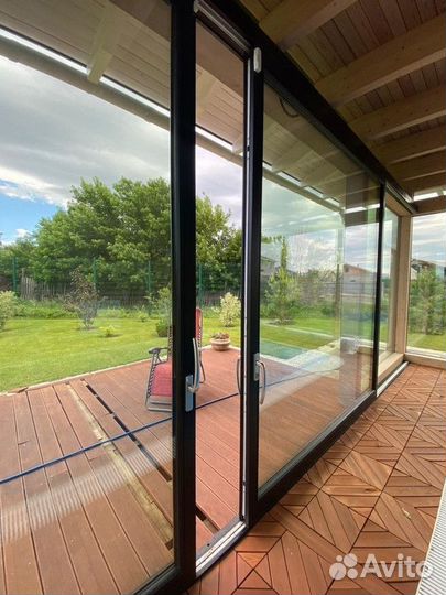 Алюминиевое окно /остекление беседок