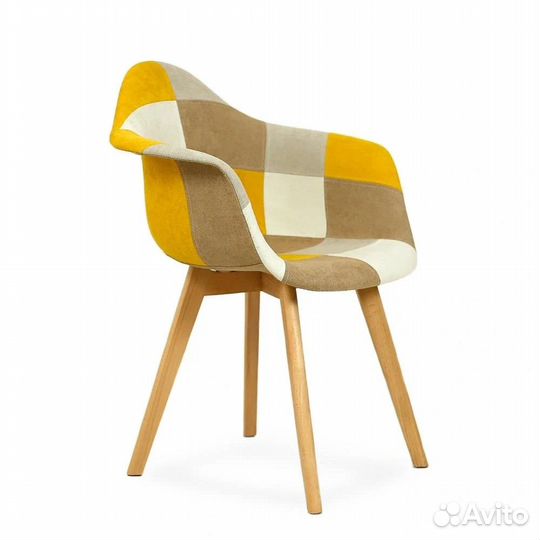 Кресло FB N-18 Patchwork желтый мультиколор